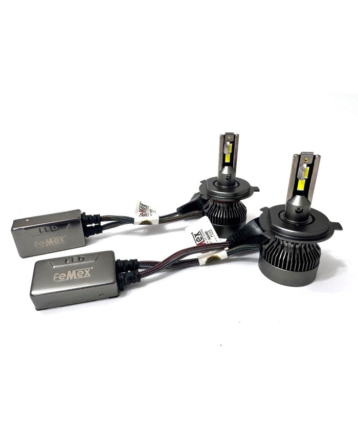 Femex GT Nano Plus Csp LUMILED ROYAL Chipset Radyatör Soğutmalı H4 Led Xenon Far Ampulu