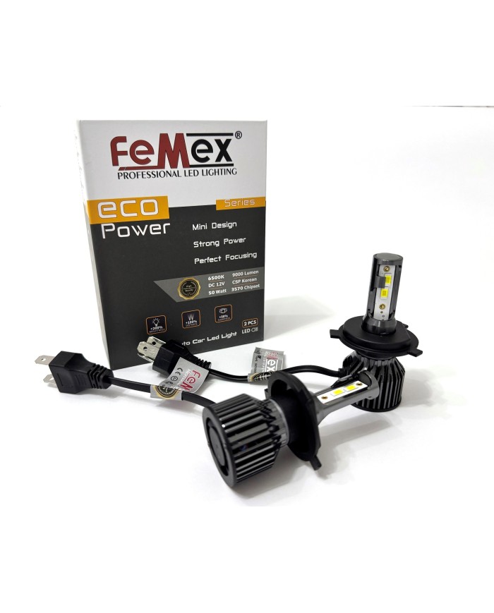 Femex Eco Power CSP 3570 Chipset H4 Led Xenon Far Ampulu