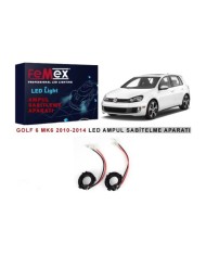 Volkswagen Golf 6 MK6 Araçlar için Kısa Far Tutucu Led Ampul Sabitleme Aparatı
