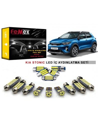 Kia Stonic LED İç Aydınlatma Ampul Seti FEMEX Parlak Beyaz