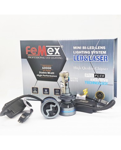 Femex H7 Pro Plus Exclusive Mini Bi-Led Csp Lextar Chip 55w