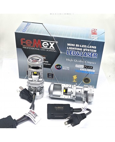 FEMEX Pro EXCLUSIVE Technology CSP LEXTAR Chipset H4 Mini Bi-Led Kendinden Mercekli PerFormans Led