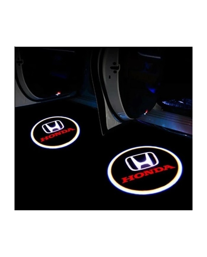 Honda 2 Araçlar İçin Mesafe Sensörlü  Fotoselli Pilli Yapıştırmalı Kapı Altı Led Logo