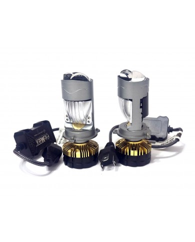 Femex H4 Pro Plus Exclusive Mini Bi-Led + LASER Kendinden Mercekli Selektör Aparatlı Performans Led