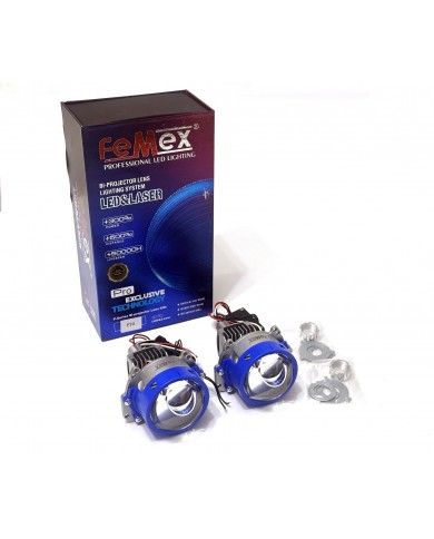 Femex P70 Bi-Led Projektör Far İçi Led Mercek 3,0 Inc High Power Kısa Uzun Birlikte