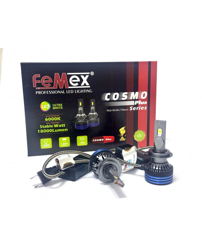 FEMEX COSMO PLUS H7 Yeni Nesil Güçlendirilmiş Led Far Xenon Led Headlight