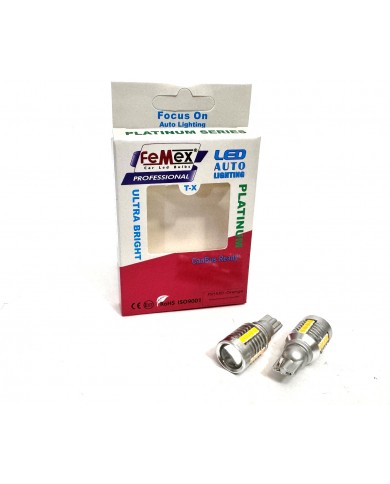 FEMEX Platinum Mercekli T15 W16W 3035 Chip 18smd Turuncu 10W Led Ampul