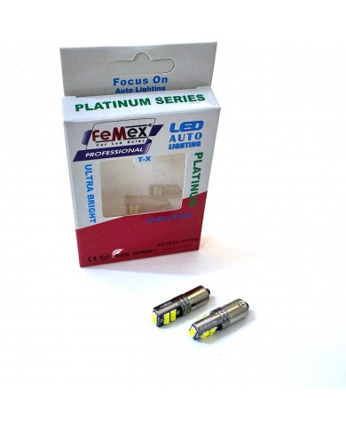 FEMEX Platinum H21W BAY9S 10Ledli Beyaz Led Ampul
