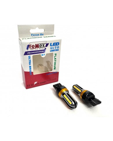 FEMEX Platinum T20 NoN-Direction 7440/7443 15W Tek Duy/Çift Duy Turuncu