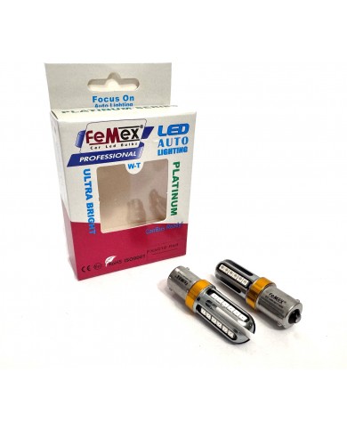 FEMEX Platinum P21W 1156 15W Tek Duy Kırmızı Led Ampul