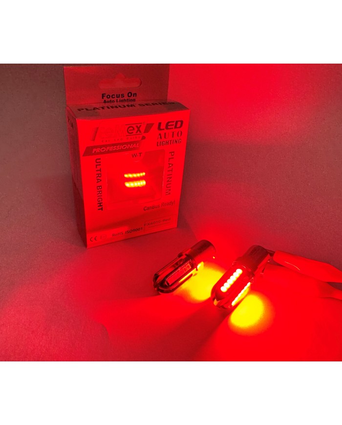 FEMEX Platinum P21W 1156 15W Tek Duy Kırmızı Led Ampul