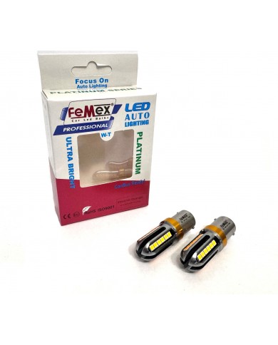 FEMEX Platinum P21W BAU15S 15W Turuncu Sinyal Led Ampul