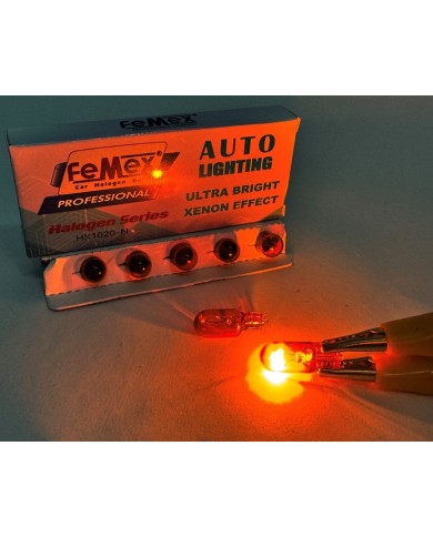 FEMEX Naturel Turuncu T10 W5W Park Aydınlatma 10'lu Paket