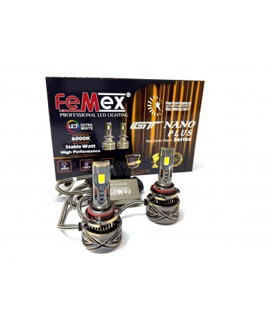 Femex GT Nano Plus Csp LUMILED ROYAL Chipset Radyatör Soğutmalı HB3 9005 Led Xenon Far Ampulu