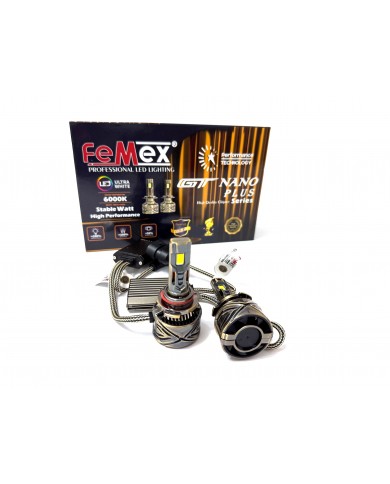 Femex GT Nano Plus Csp LUMILED ROYAL Chipset Radyatör Soğutmalı HB4 9006 Led Xenon Far Ampulu