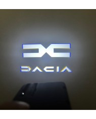 Mercedes Araçlar İçin Mesafe Sensörlü  Fotoselli Pilli Yapıştırmalı Kapı Altı Led Logo